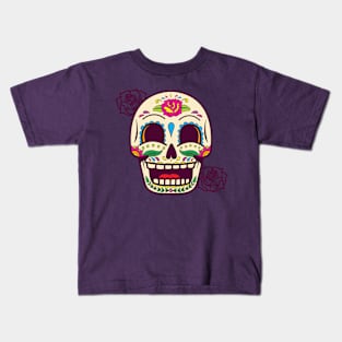 Flower Skull Kids T-Shirt